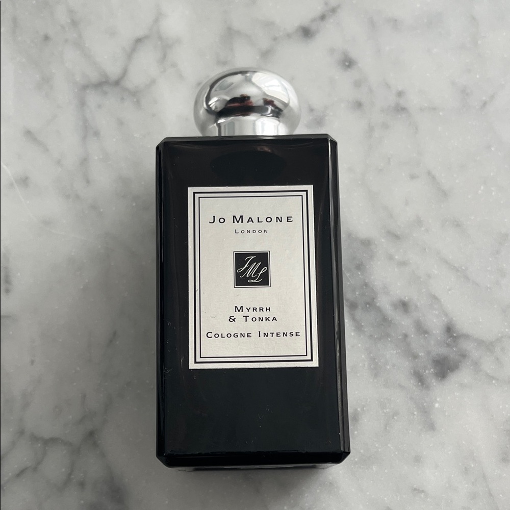 Jo Malone Empty 100ml Myrrh & Tonka Bottle with Silver Cap